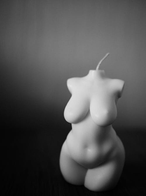 Candle Molded Into a Woman's Torso