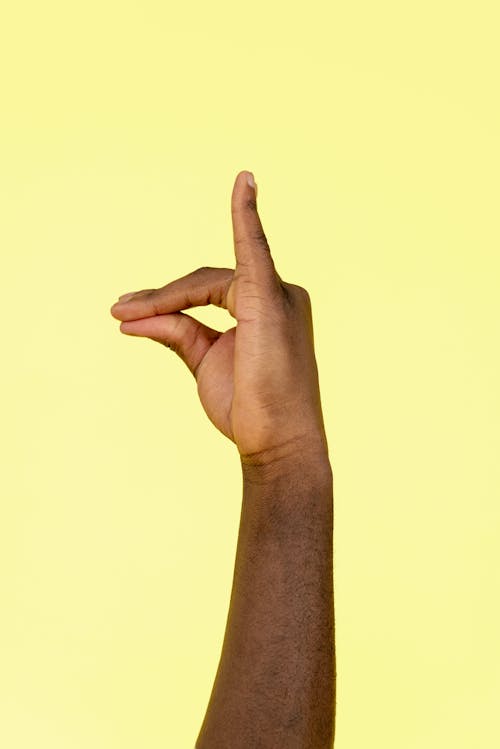 Free Persons Left Hand Doing Thumbs Up Stock Photo