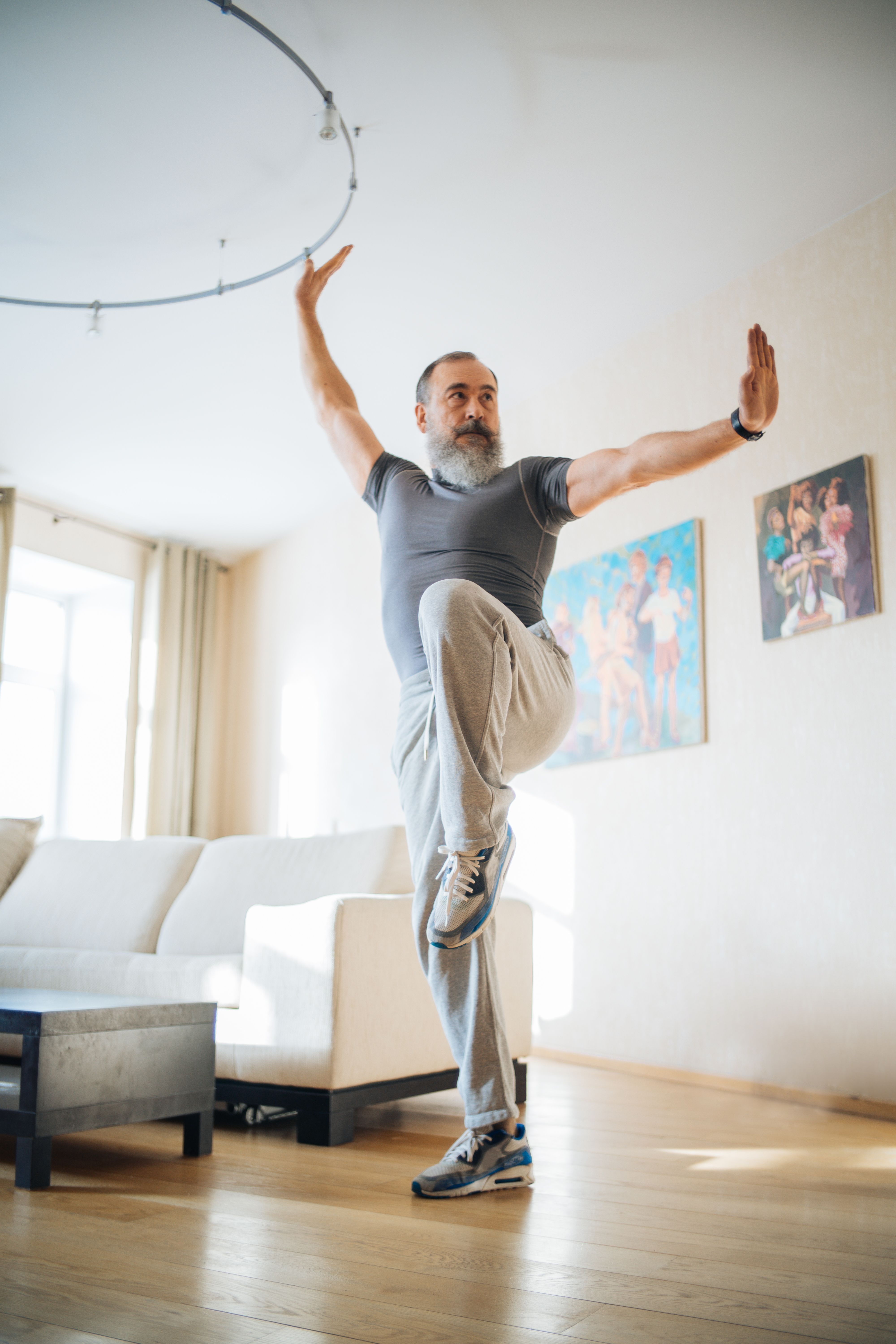 Health and wellness personal development at home