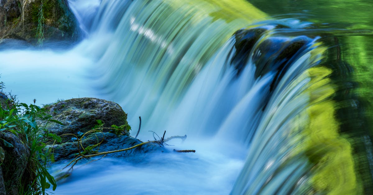 Time-lapse Photo of Waterfalls