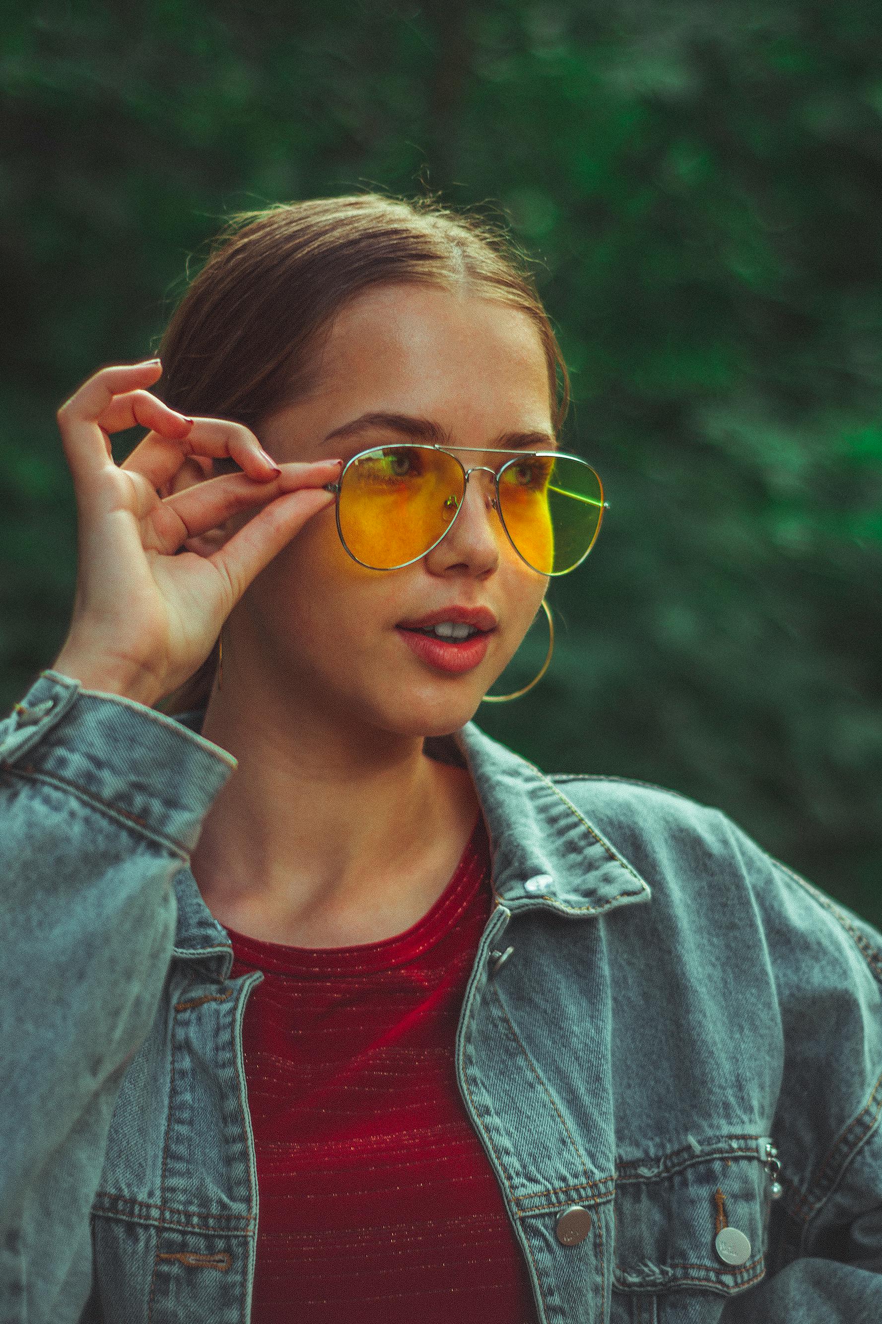 Air Force Aviator Sunglasses - Yellow/Orange | Sweet Southern Shore | Women's  Sunglasses | Aviators