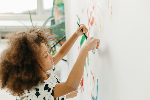 Gratis stockfoto met afro haar, artiest, kwast