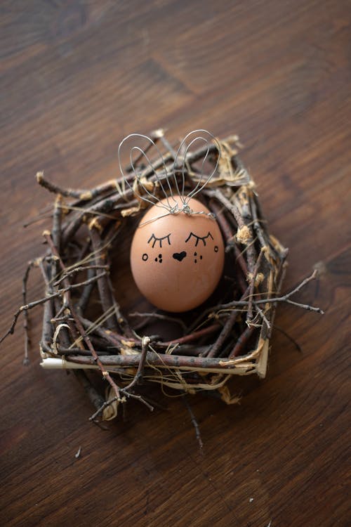 An Egg with a Smiley Drawn on It