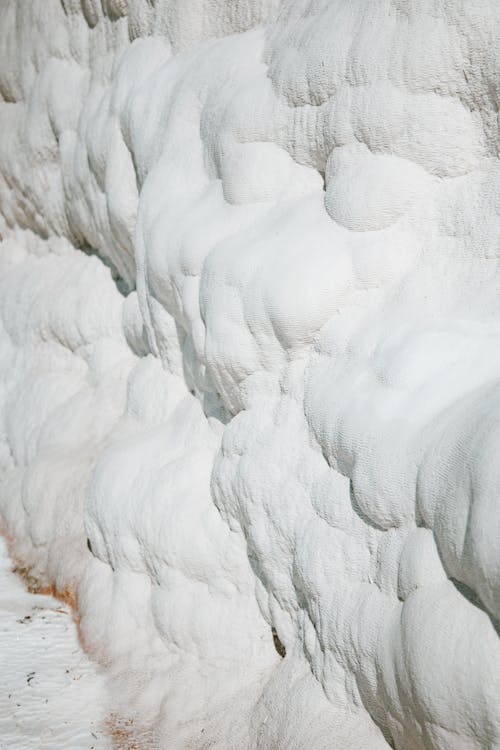 Close-up of Heaps of Snow 