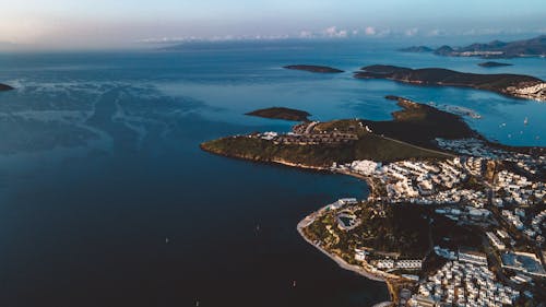 Foto d'estoc gratuïta de Costa, fons de pantalla, foto des d'un dron