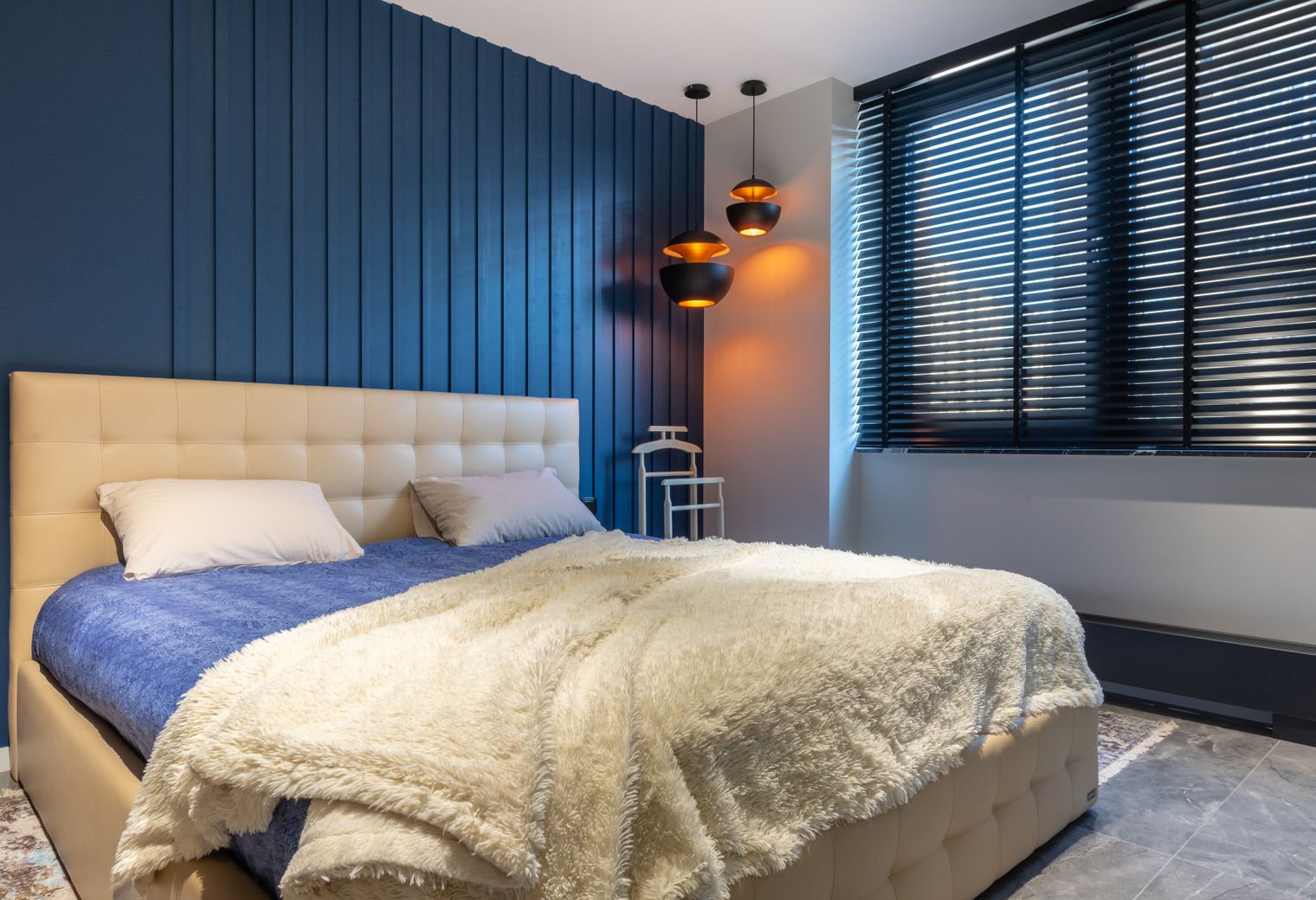 Wallpapering in West Kensington — surfaces prepped and cut in by hand