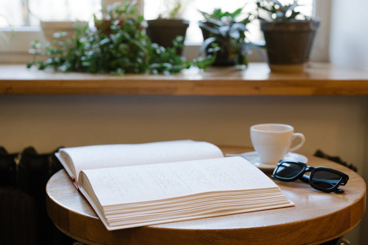 A Braille Book On A Table 