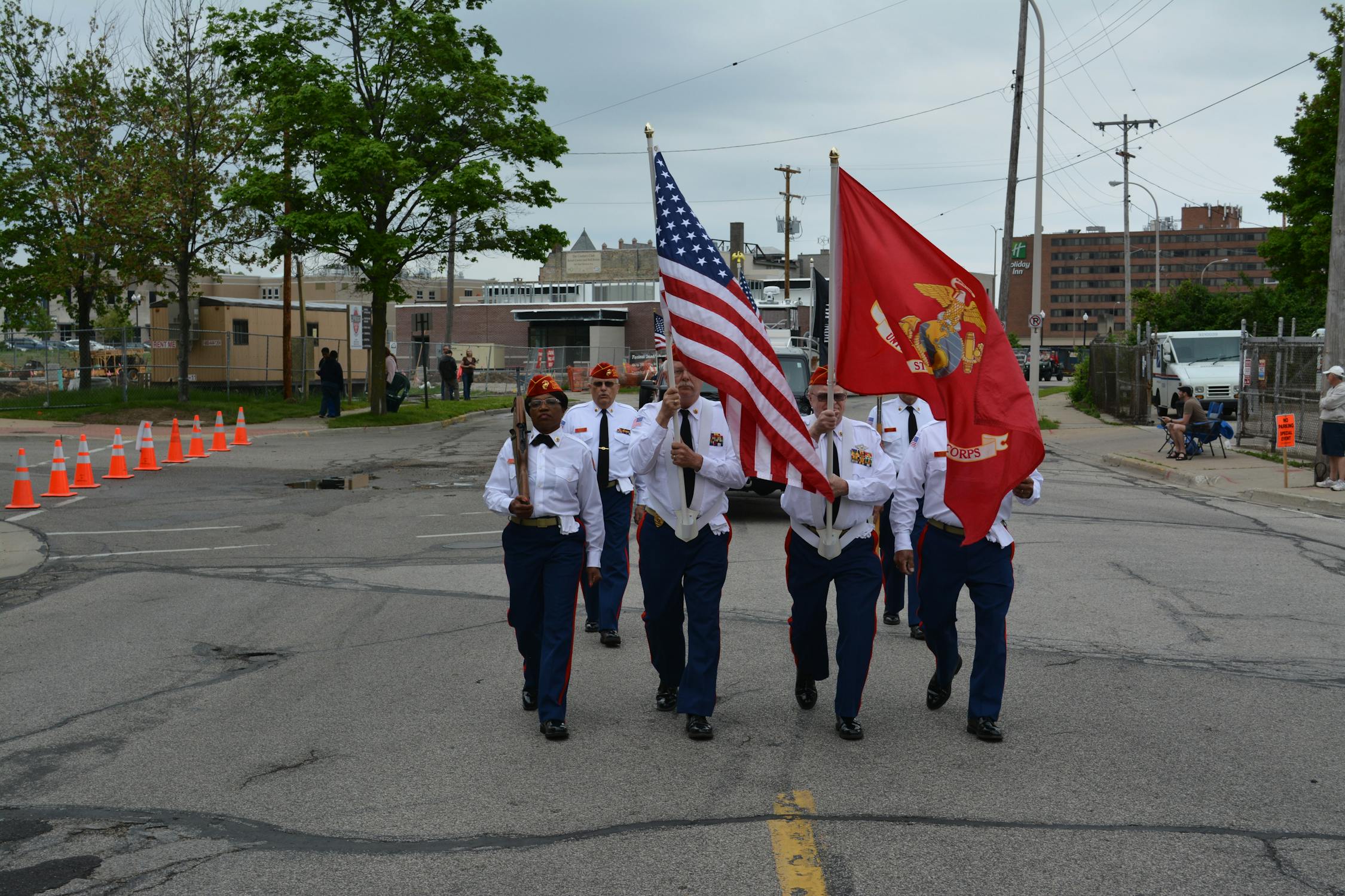 Free stock photo of Downtown Muskegon, marines, muskegon parades