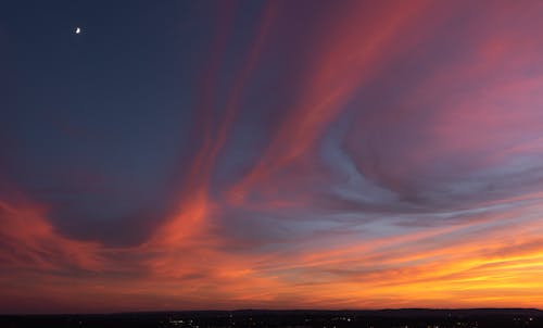 Free stock photo of beautiful sunset, sunset, sunset sky Stock Photo