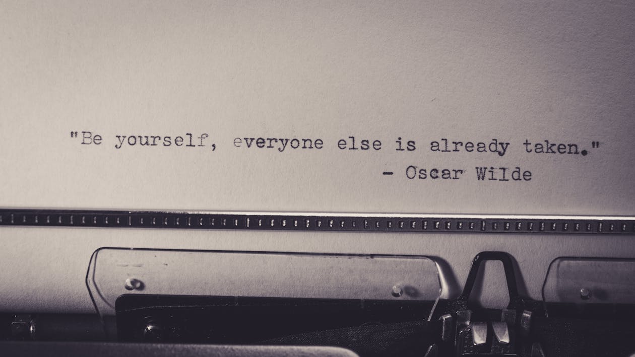 Photo by Matej from Pexels: Qoute on a Paper