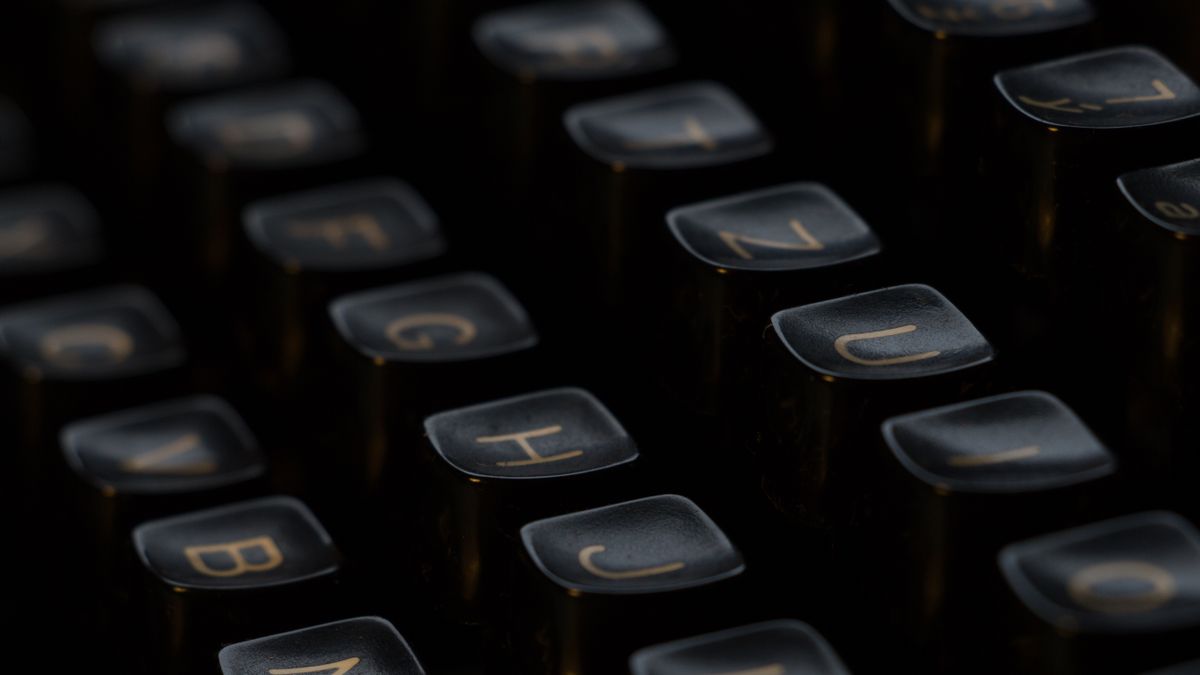 Typewriter keys