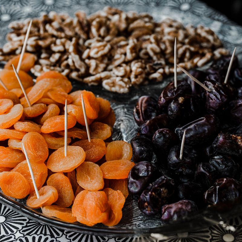 Air Fryer Beef and Pistachio-Stuffed Dried Apricots
