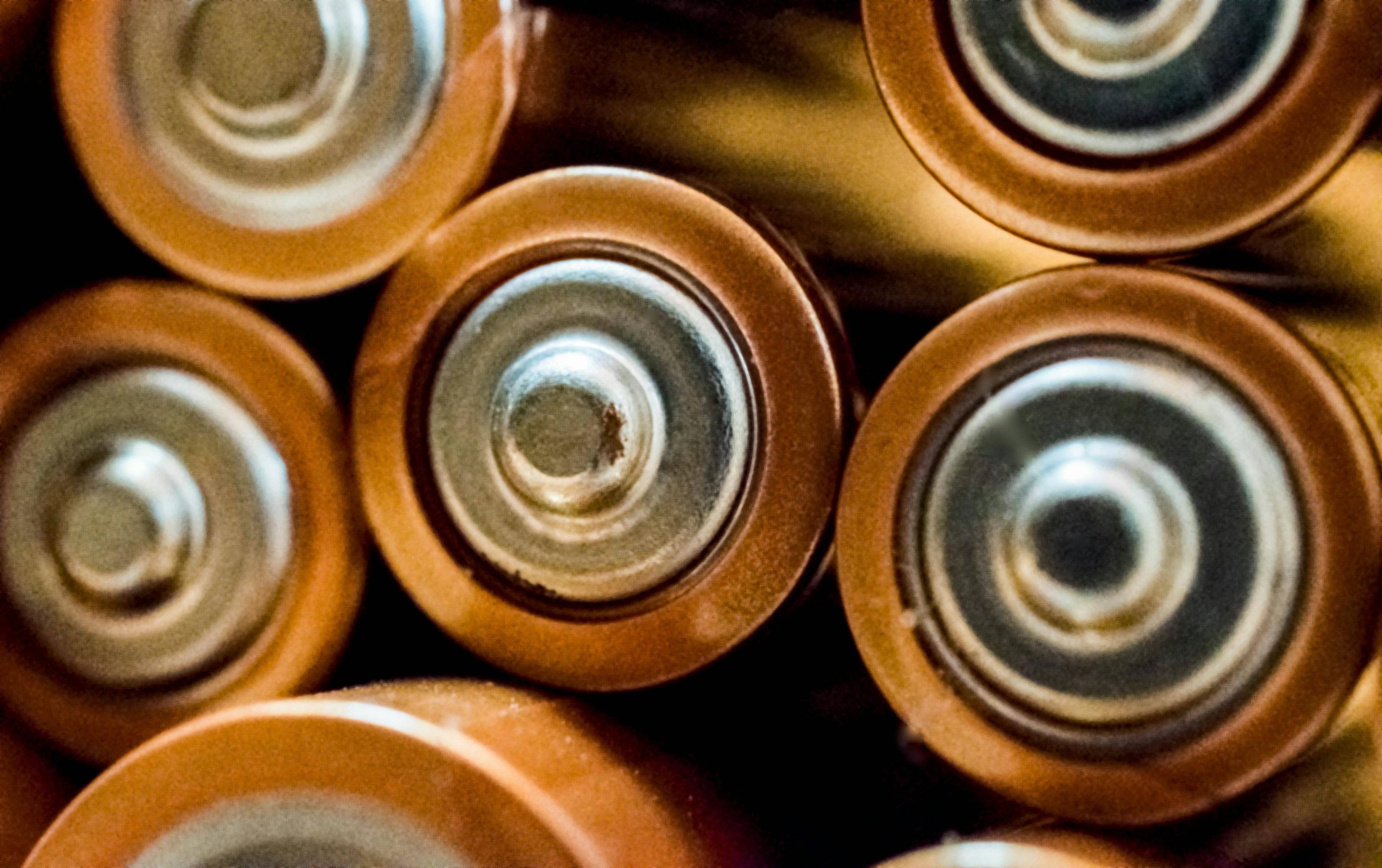 Close Up Photo Of Batteries · Free Stock Photo