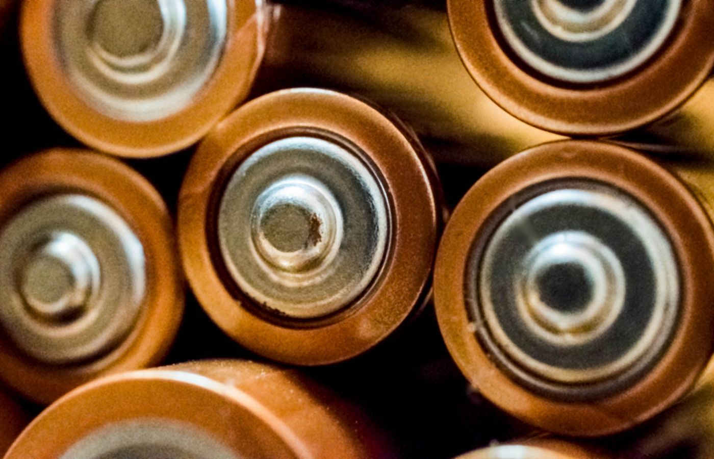 Detailed view of grouped cylindrical batteries showcasing industrial energy concepts.