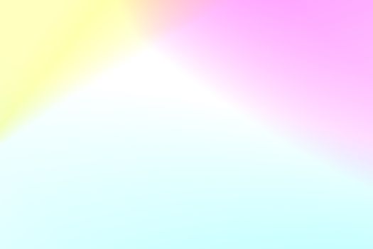 A smooth blend of pastel pink, yellow, and aqua creating a vibrant gradient background.