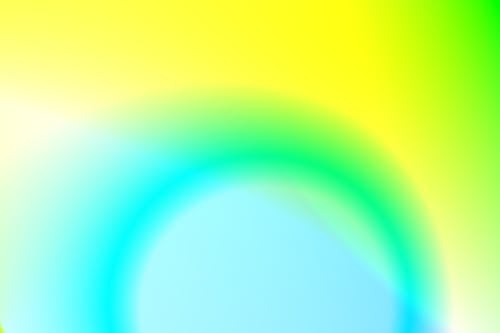 Yellow and Blue Radial Gradient