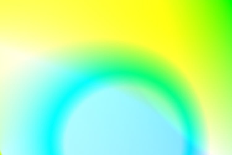 Yellow And Blue Radial Gradient