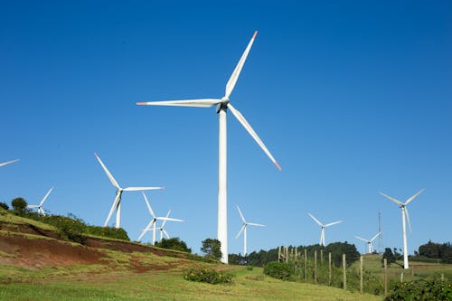 Free stock photo of turbines, wind power