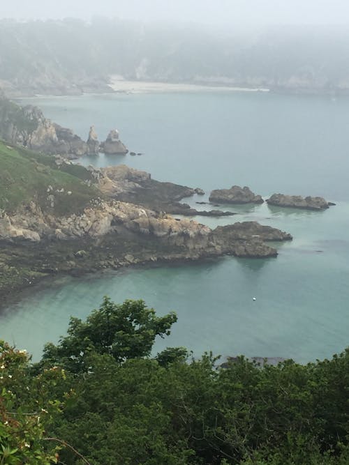 岩石, 懸崖邊, 海 的 免费素材图片