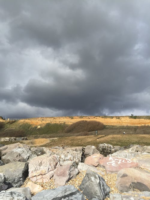 乌云, 岩石, 懸崖 的 免费素材图片