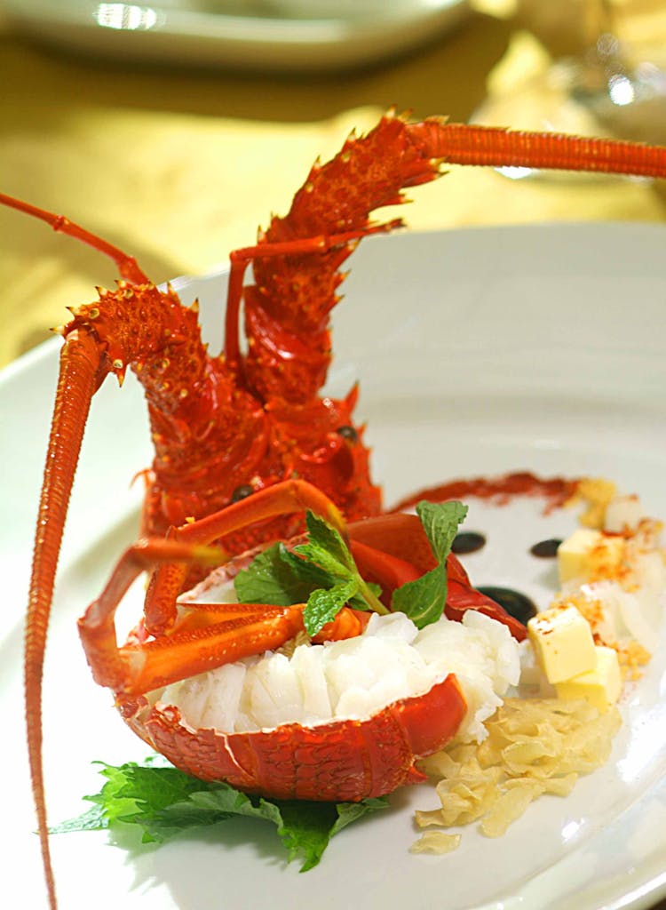 Close-Up Photograph Of A Lobster Dish