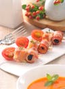 Photo of Skewers with Bacon and Tomatoes
