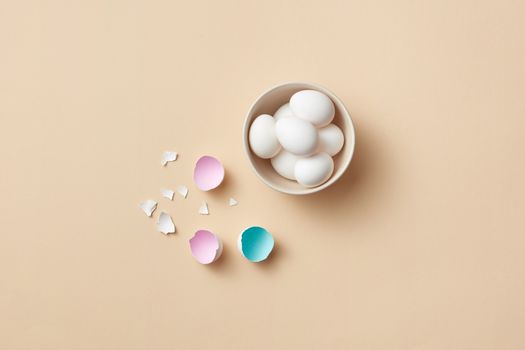 eggshell cream colored eggs