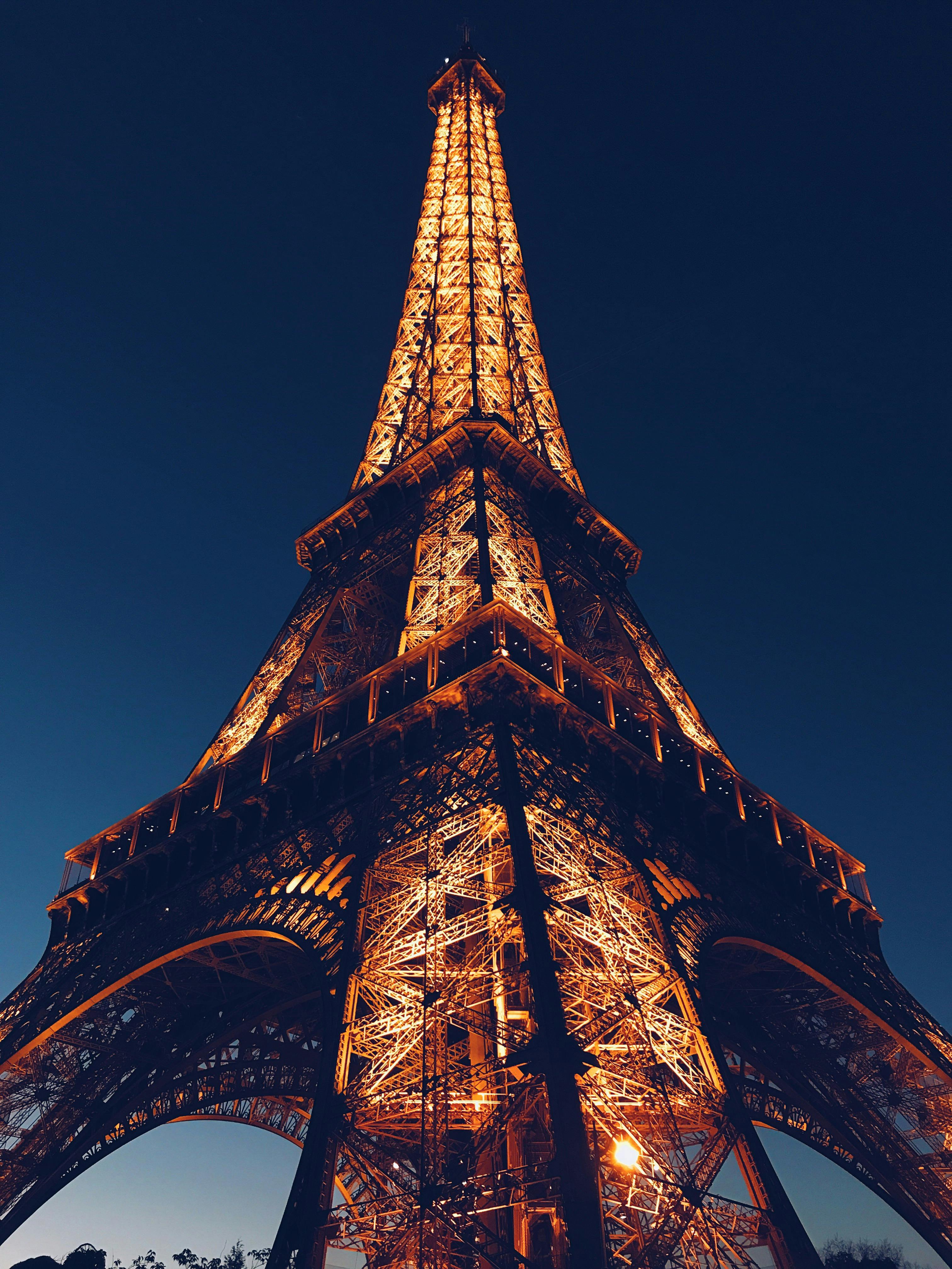 Low Angle Photo of Eiffel Tower · Free Stock Photo