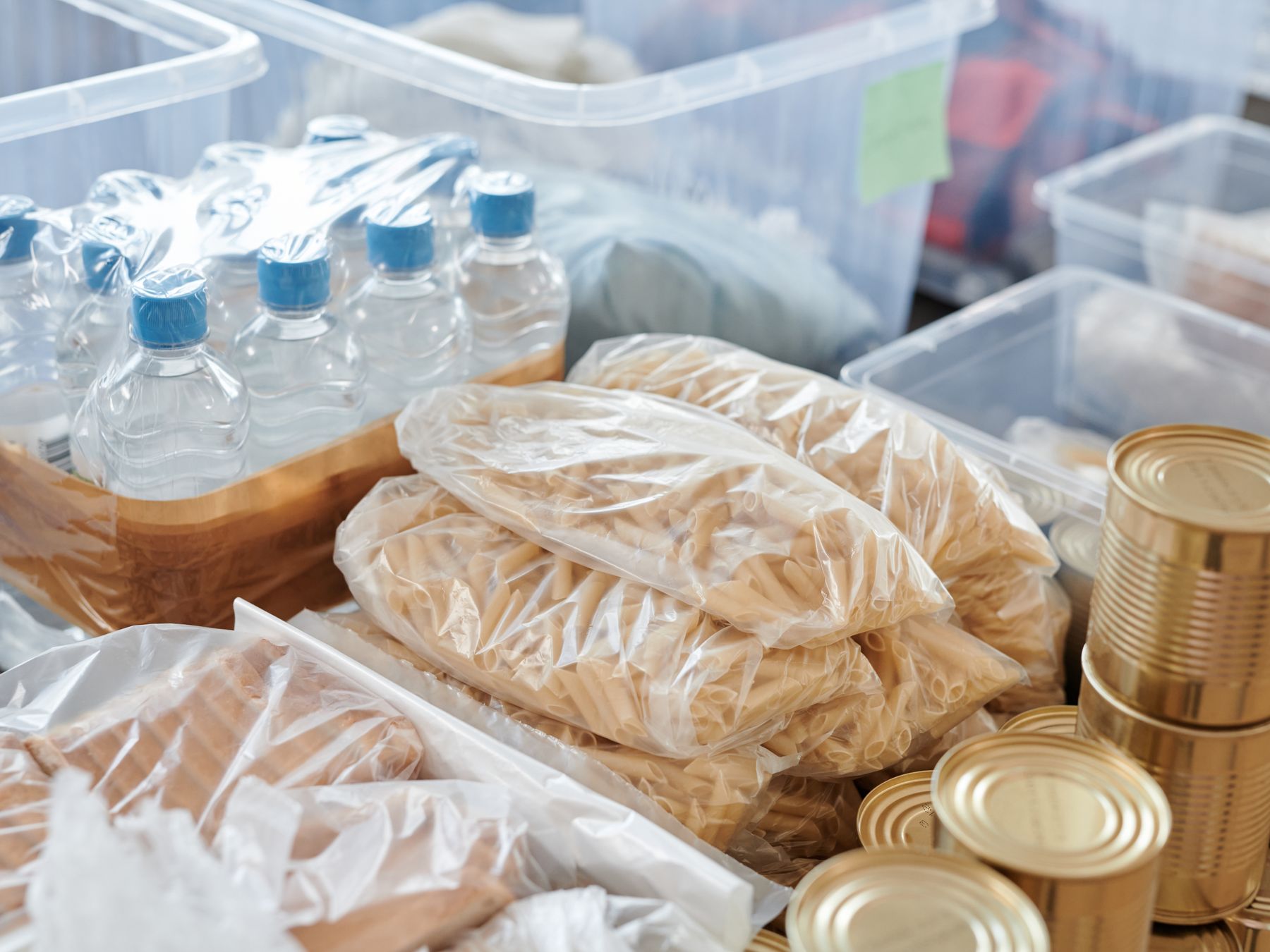 Spilsby — belongings being loaded for transport to storage