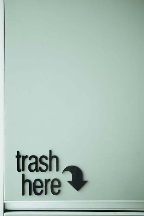 Free インジケータ, ここにゴミ箱, ゴミの無料の写真素材 Stock Photo