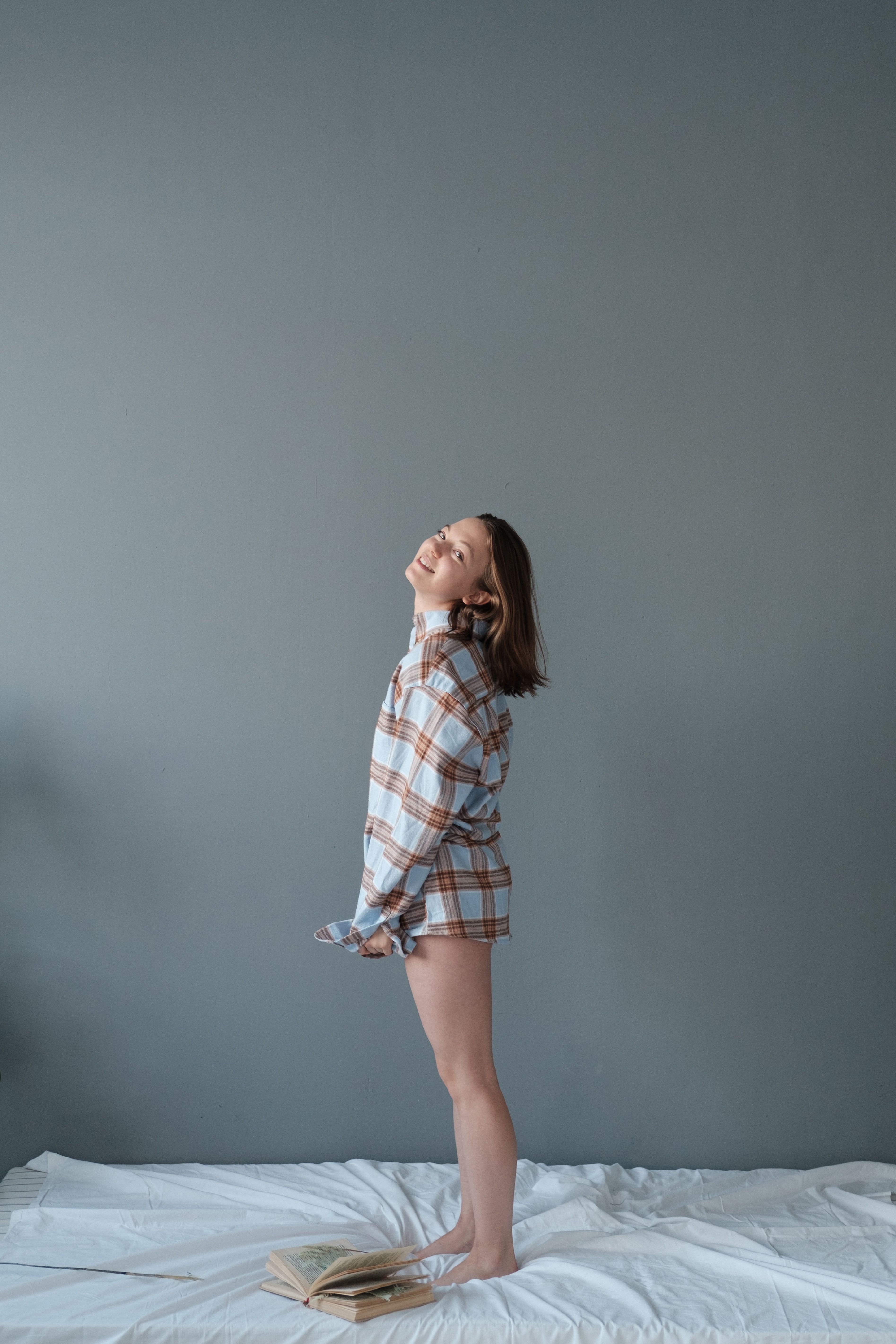 Chemise à carreaux