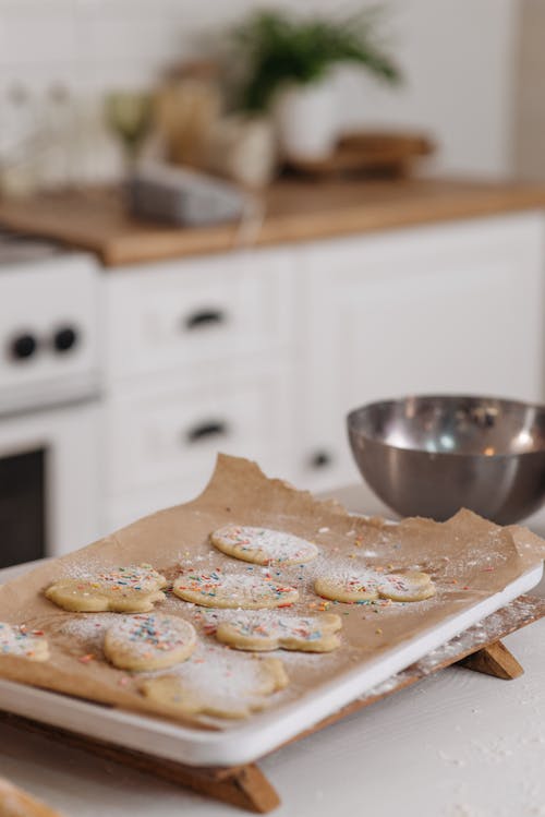 Fotobanka s bezplatnými fotkami na tému cookies, forma na pečenie, jedlo