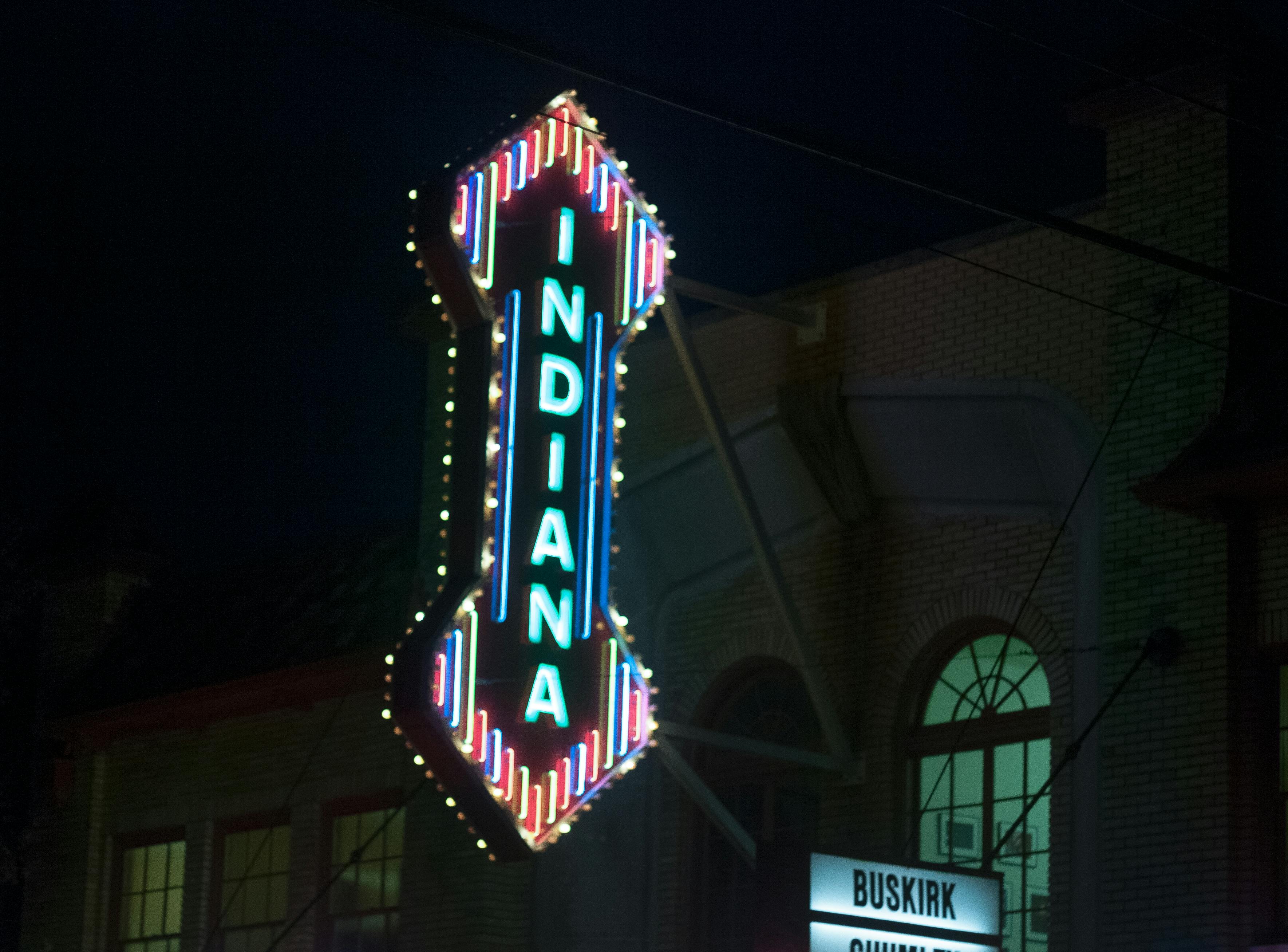 Free stock photo of indiana, neon sign, theatre