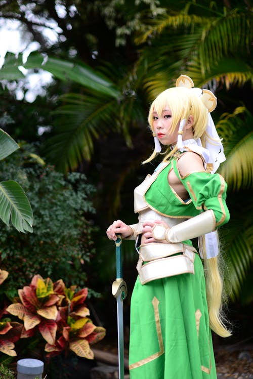 Ilmainen kuvapankkikuva tunnisteilla cosplay, esiintymisasu, leafa