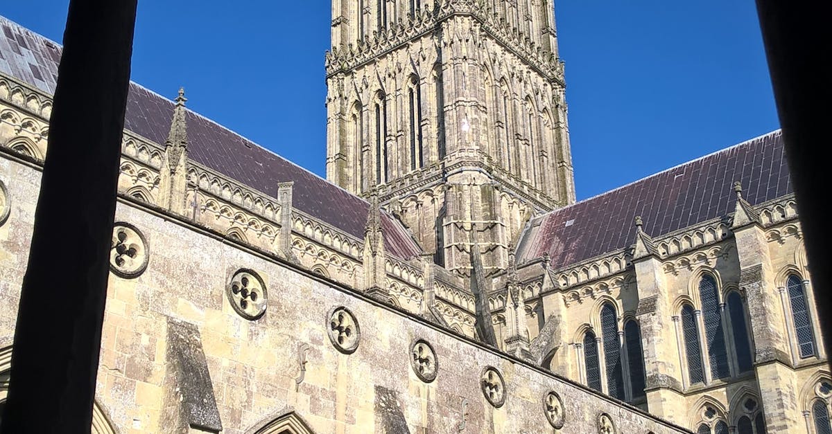 Free stock photo of Salisbury Cathedral, The cloisters