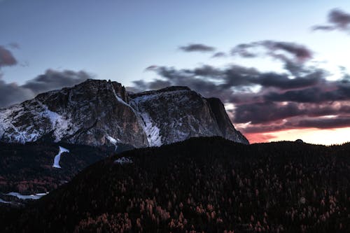 Photography Of Mountain During Golden Hour