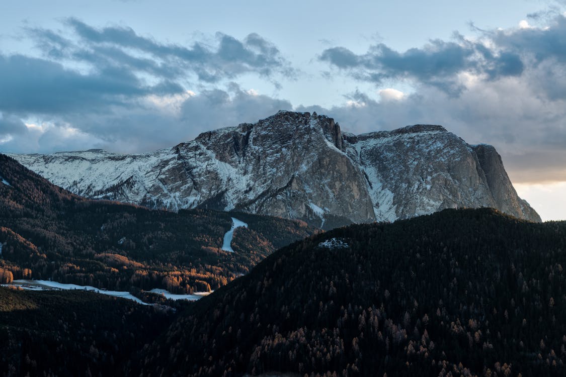 Mountains Under Blue Sky