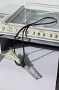White and Black Electric Cable