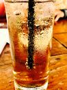 Wet Drinking Glass