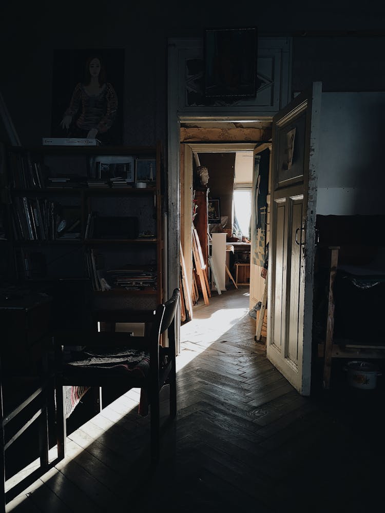 Interior Of Studio With Door