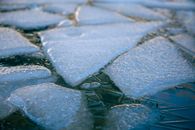 Water Droplets on Blue Surface
