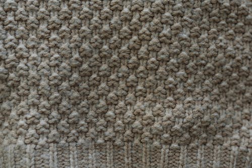 Beige Woven Knit Textile