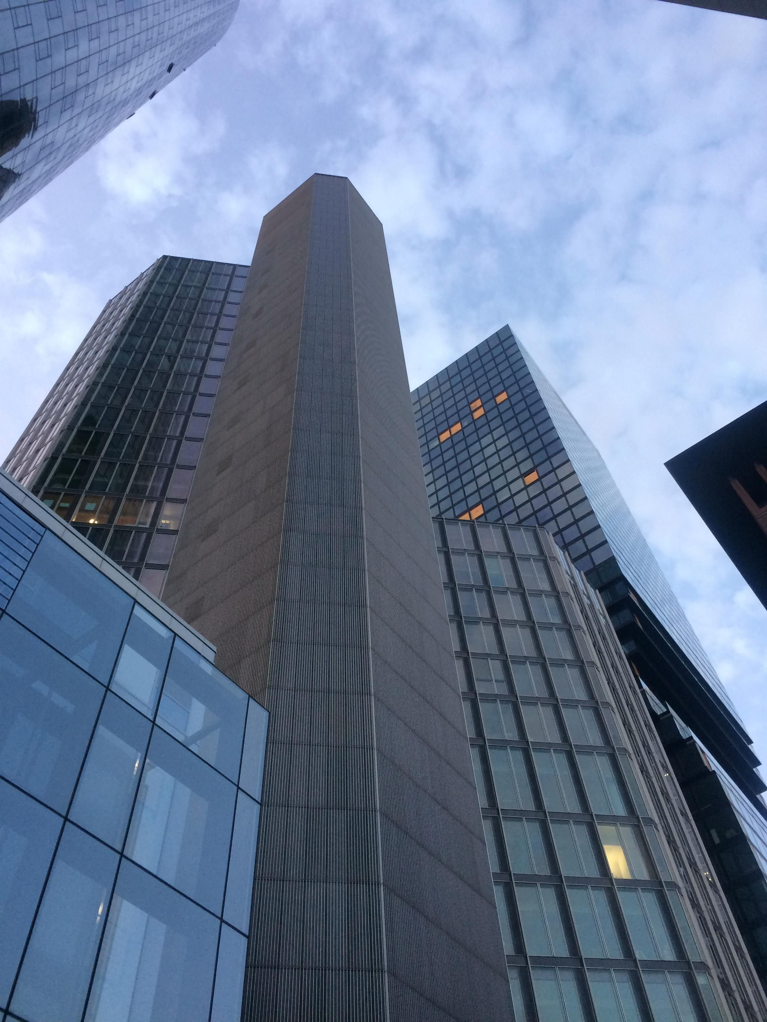 Low-Angle Shot of Concrete Buildings in the City · Free Stock Photo