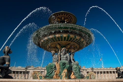 The Fontaine Des Mers in Paris France