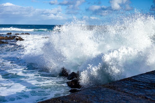 Foto d'estoc gratuïta de ona gran
