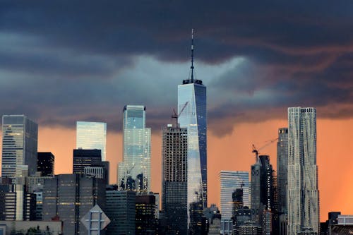 Free 

Tall Buildings on New York City Stock Photo