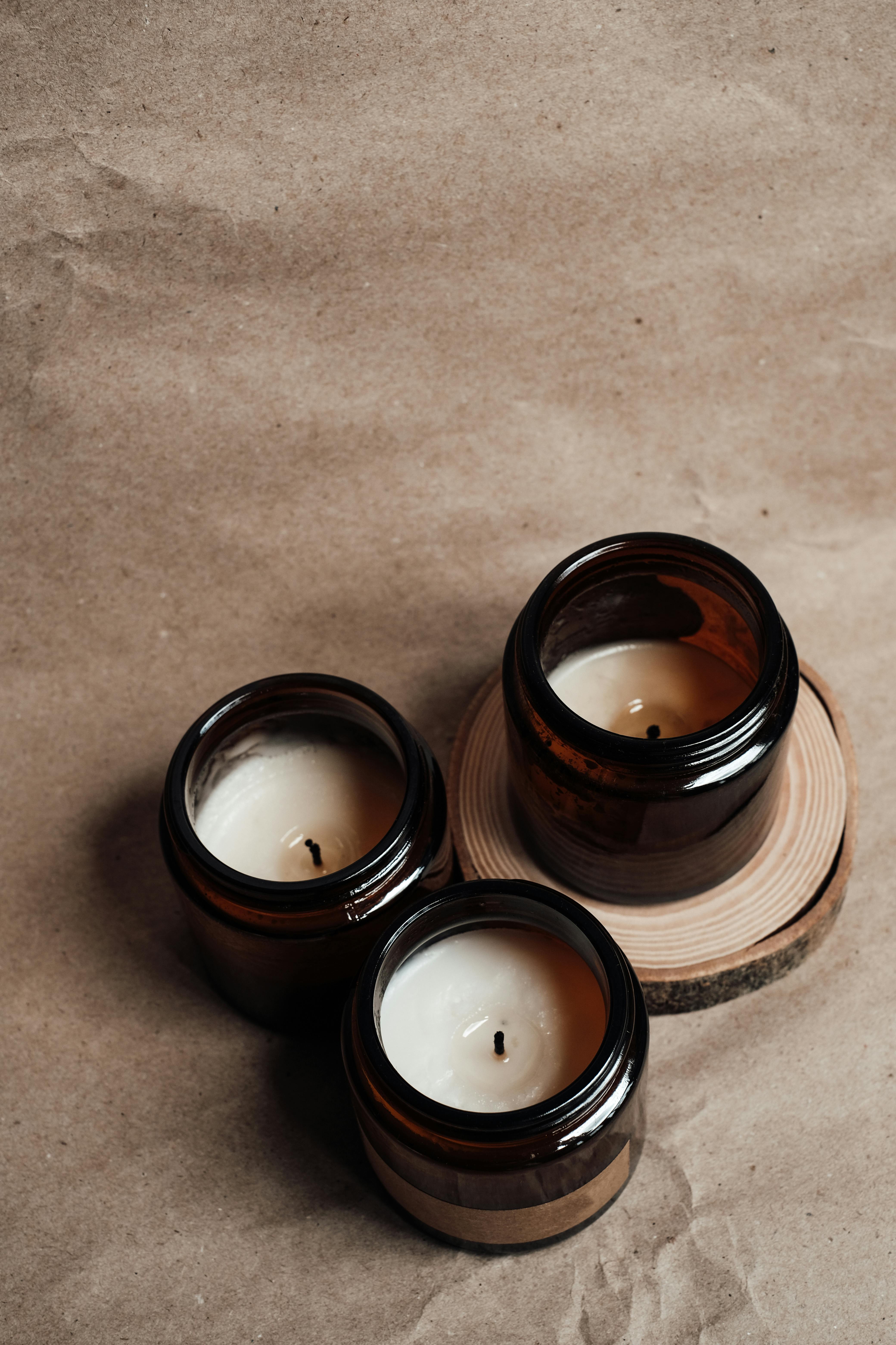 Candles in Glass Containers · Free Stock Photo