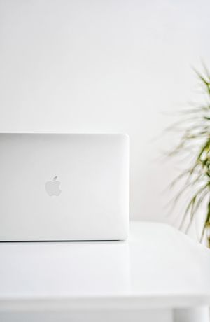 Minimalist workspace representing a modern brand personality