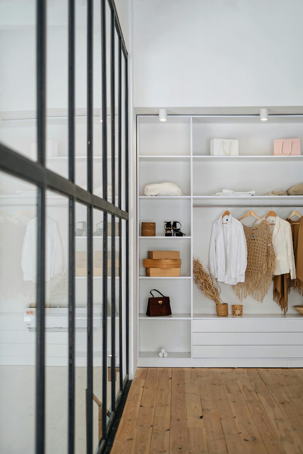 home decor storage and organization closet