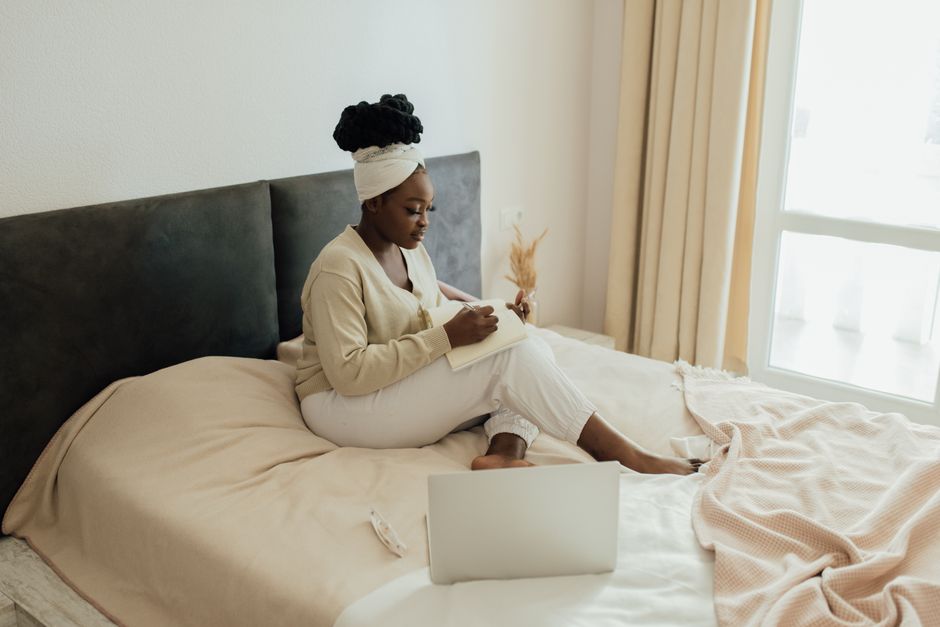 morning routine notebook cozy home lifestyle photo 2